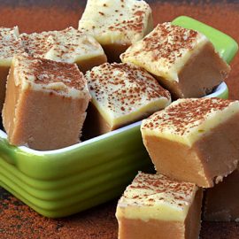 Cinnamon cappuccino fudge