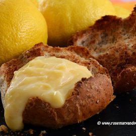 Lemon curd on toast