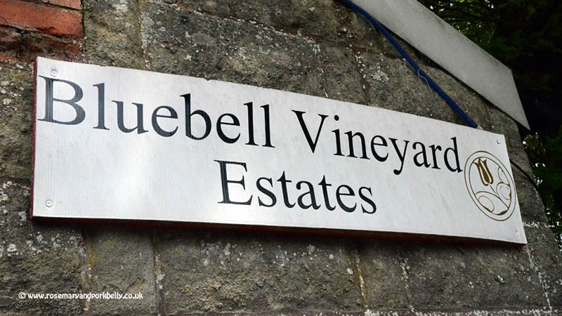 Bluebell Vineyard Estate sign