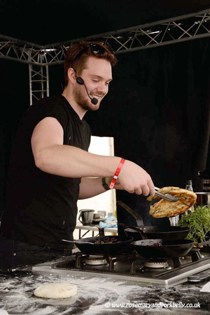 John Whaite cooking demonstration