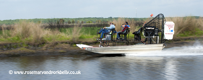 Airboat ride - St Johns River Florida USA