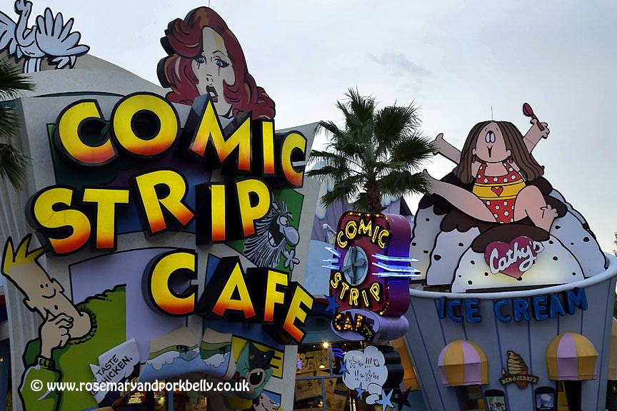Comic strip cafe - Universal Islands of Adventure Florida