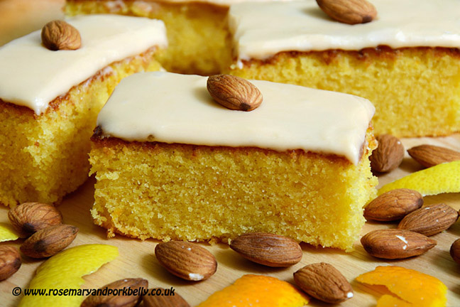 St Clements cake - dairy and gluten free