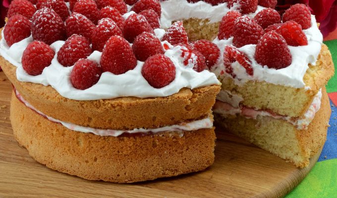Gluten and dairy free Victoria sponge cake