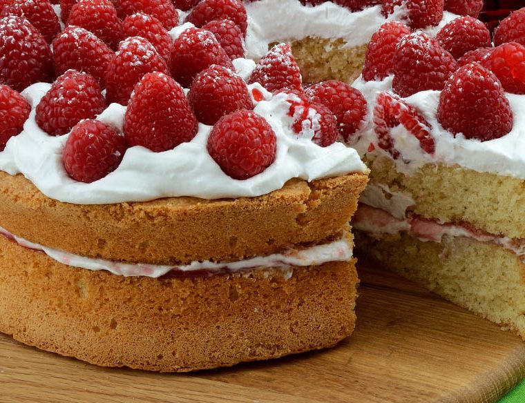 Gluten and dairy free Victoria sponge cake