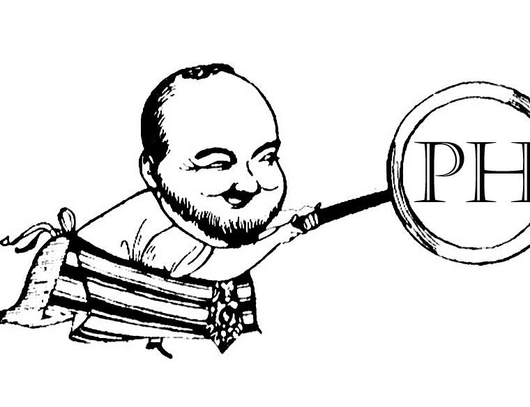 Philip Harben cartoon from his 1955 book Cookery Encyclopaedia