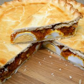 Curried egg pie - Marguerite Patten recipe