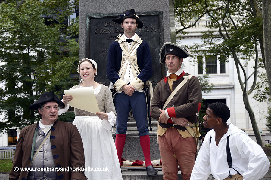 Declaration Readings Independence Square Philadelphia Pennsylvania