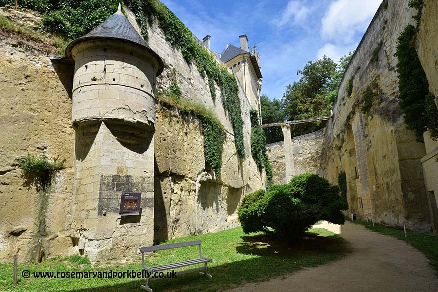 Fortified moat at Château de Brézé - Loire France