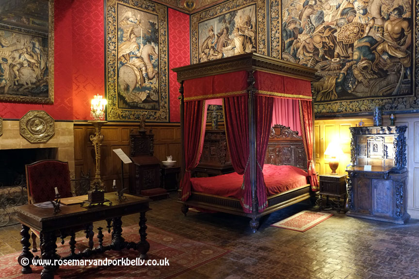 King Louis XIII bedchamber - Château de Brissac - Brissac Quincé Anjou France