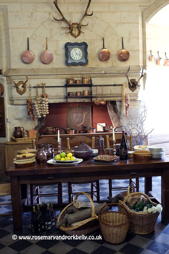 The Kitchen at Château de Brissac - Brissac Quincé Loire Anjou France