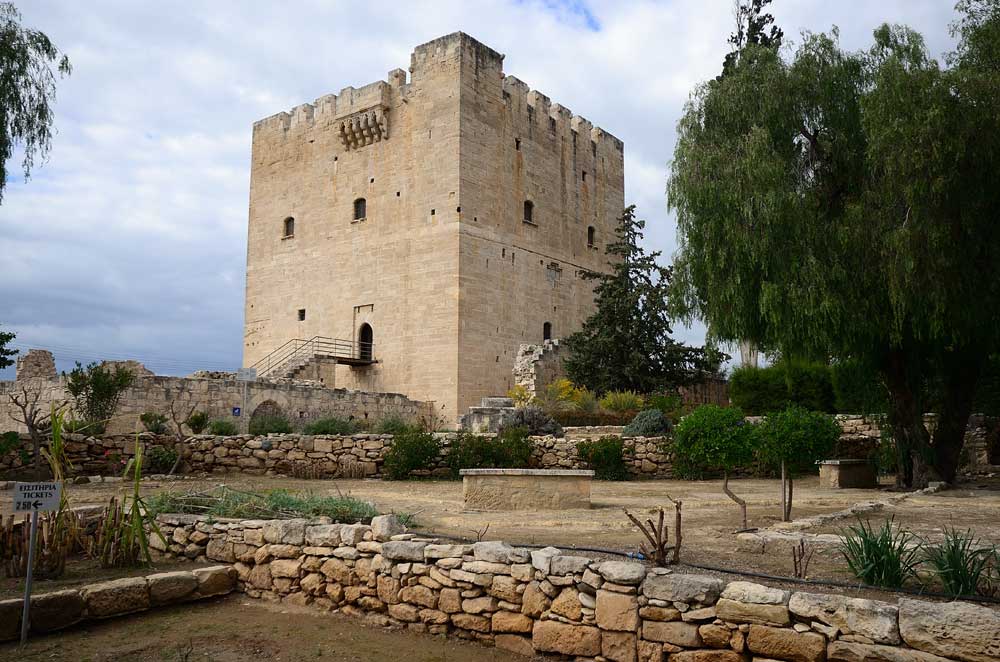 Kolossi castle near Lemesos Cyprus