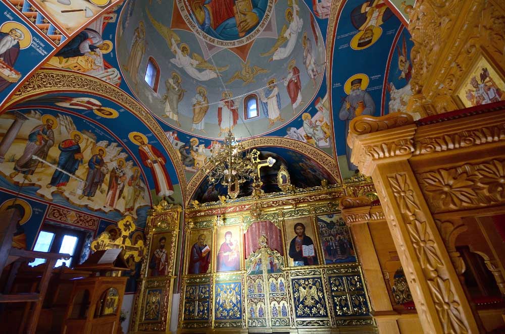The Chapel interior, Stavrovouni Monastery Cyprus