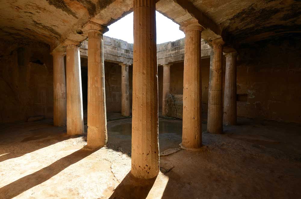 The Tomb of the Kings in Paphos Cyprus