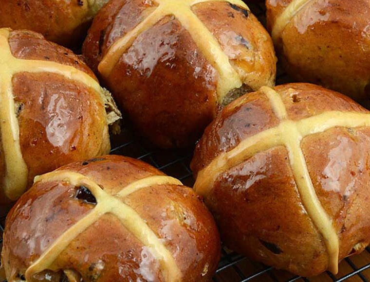 Homemade Hot Cross buns