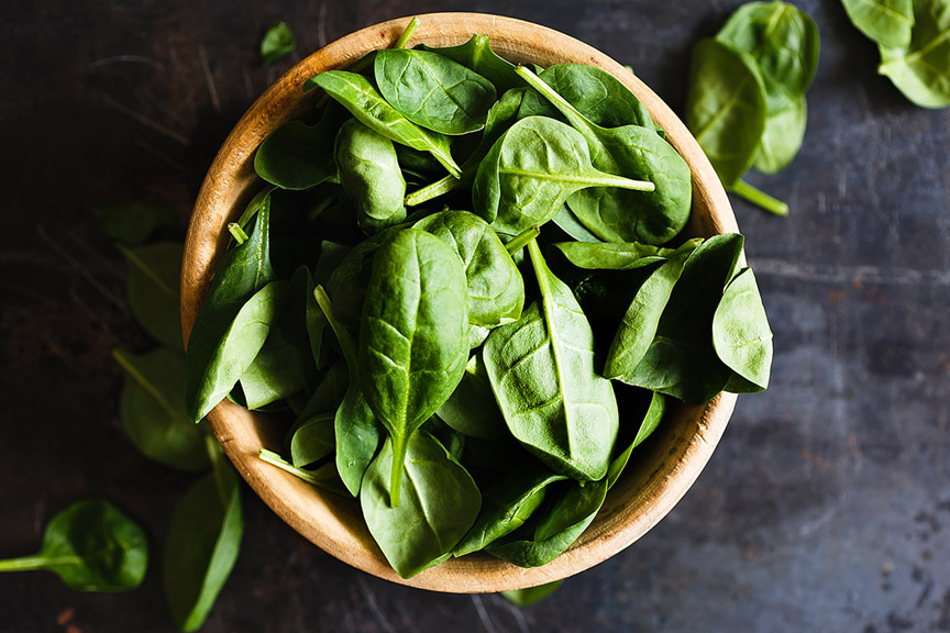 Fresh spinach