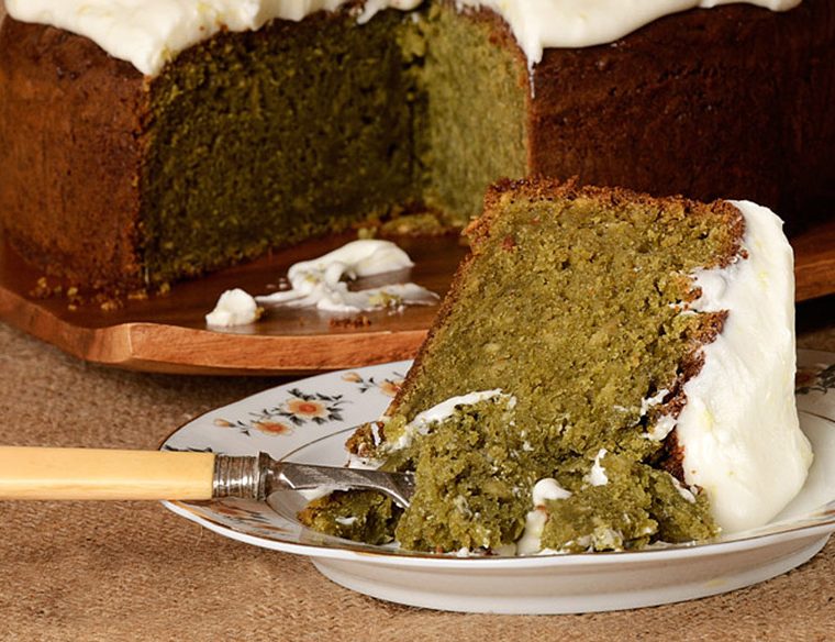 Spinach and Parsnip cake