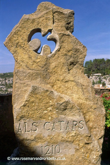 Cathar monument - Minerve Languedoc France