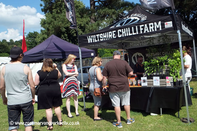 Wiltshire Chilli stall - Cheese and Chilli Festival Guildford