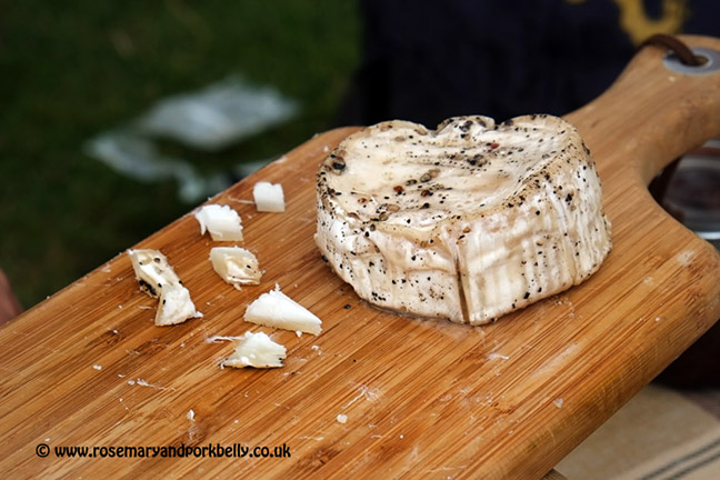 Dockwoods honey and black pepper goat cheese - Cheese and Chilli Festival