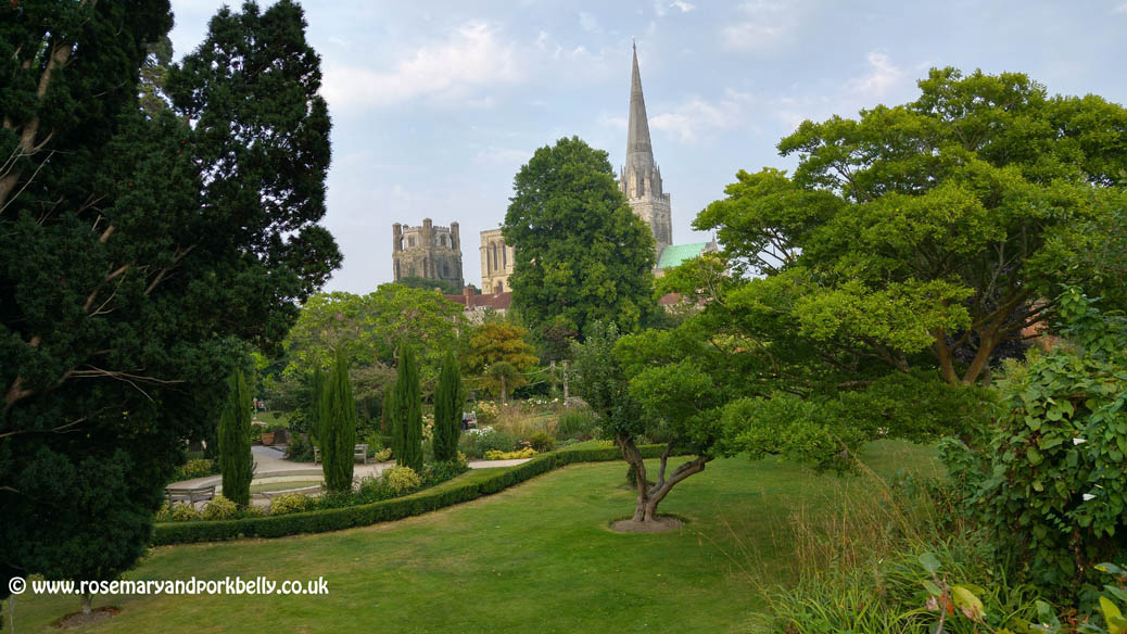 Bishops Palace gardens - Chichester West Sussex