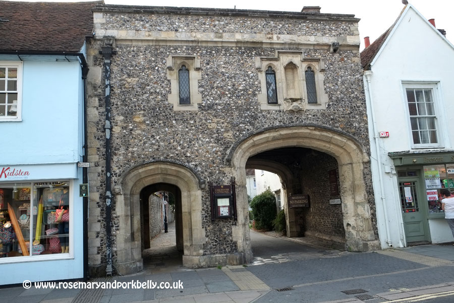 Cathedral grounds entrance - Chichester West Sussex