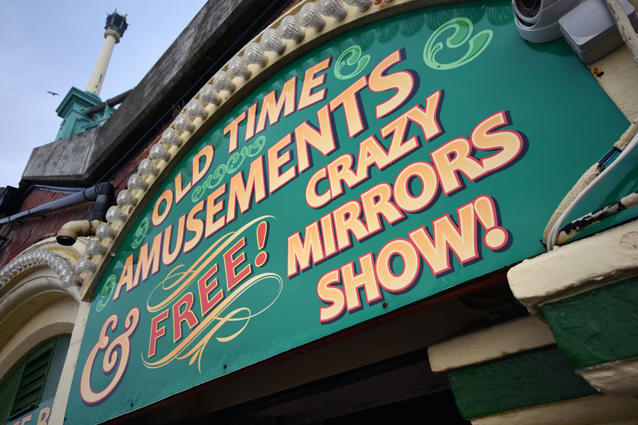 Old time amusements - Brighton seafront East Sussex