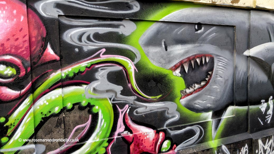 Street art - Hove seafront East Sussex