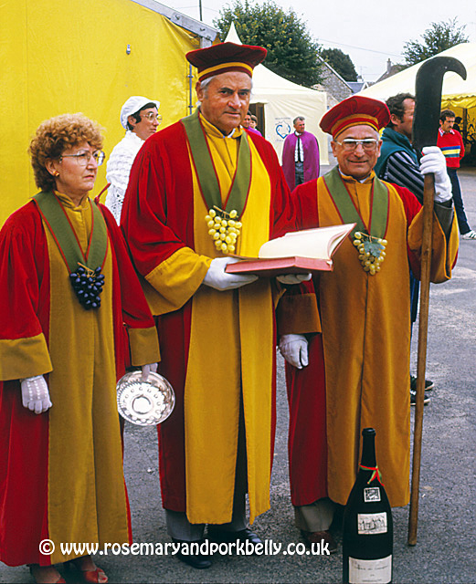 Village dignatories - Pontlevoy grape festival France 1983