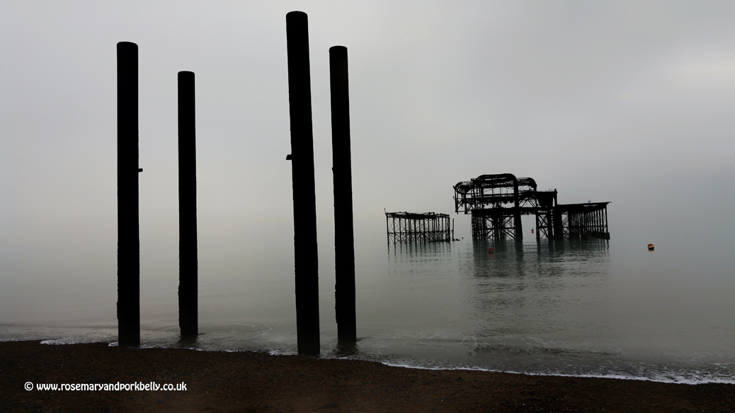 West Pier ruins - Brighton and Hove East Sussex