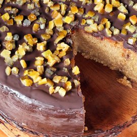 Blood orange and almond cake