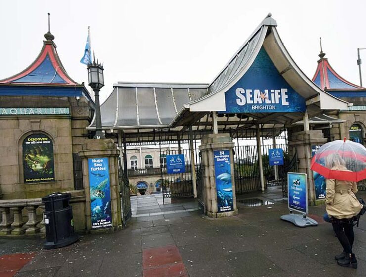 Sealife centre entrance Brighton Aquarium East Sussex