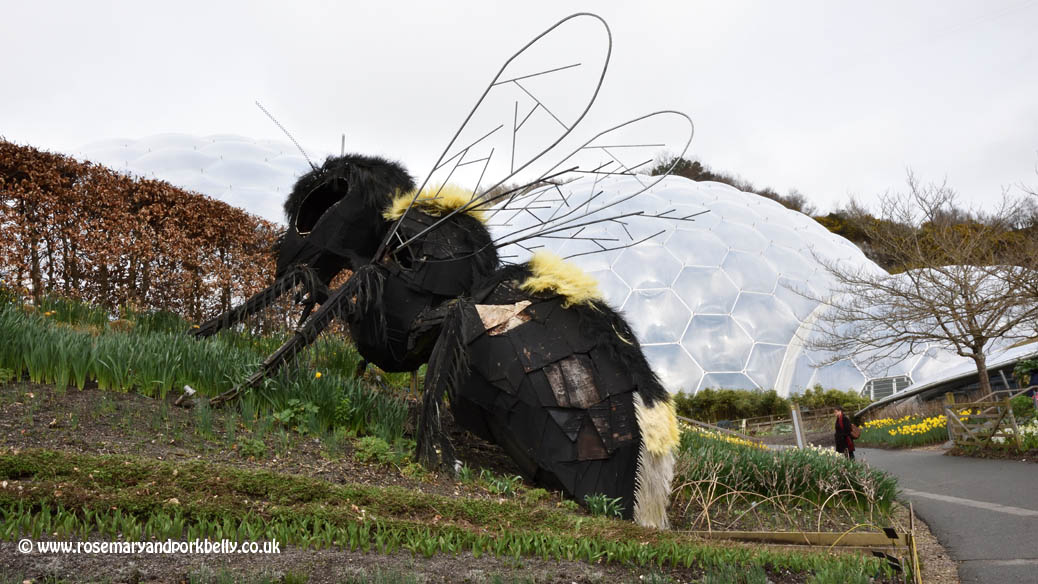 Giant model bee - Eden Project Cornwall
