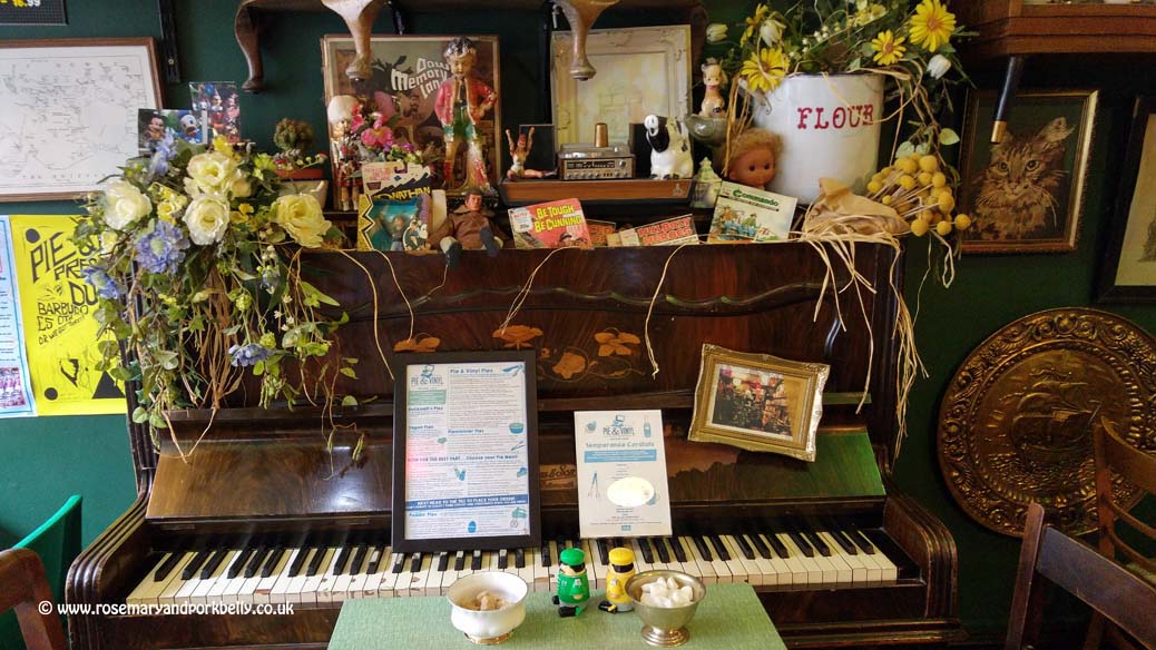 Piano and memorabilia - Pie and vinyl Portsmouth