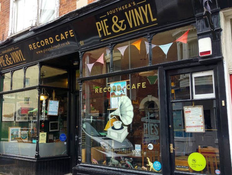 Pie and Vinyl exterior - Portsmouth