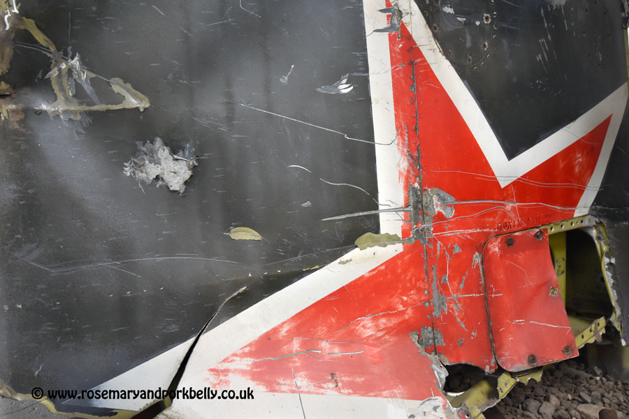 Tail section of Bell P-63 C-5 'King Cobra' - Wings Museum