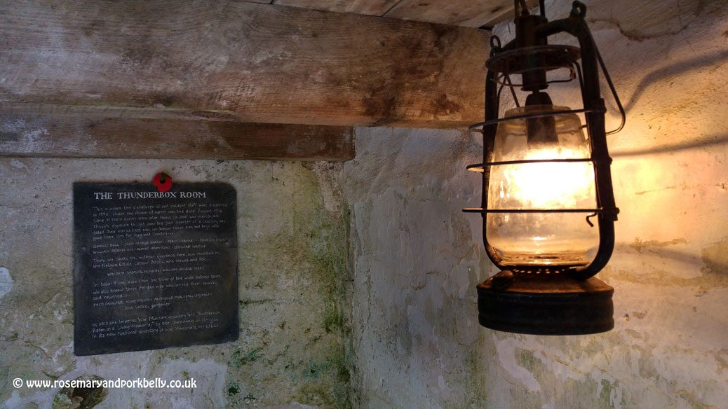 The Thunderbox Room memorial - Lost Gardens of Heligan Cornwall