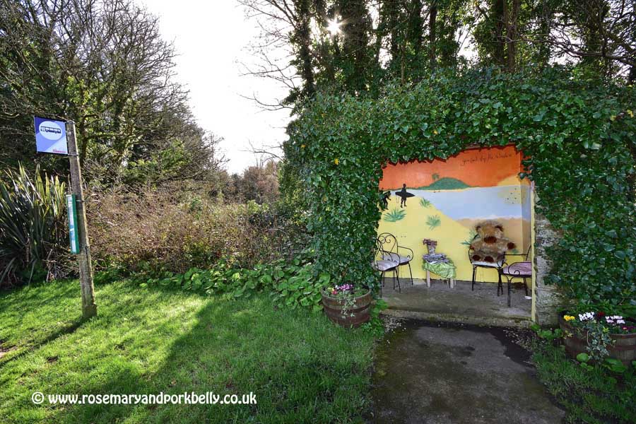 Bus stop - Fowey Cornwall