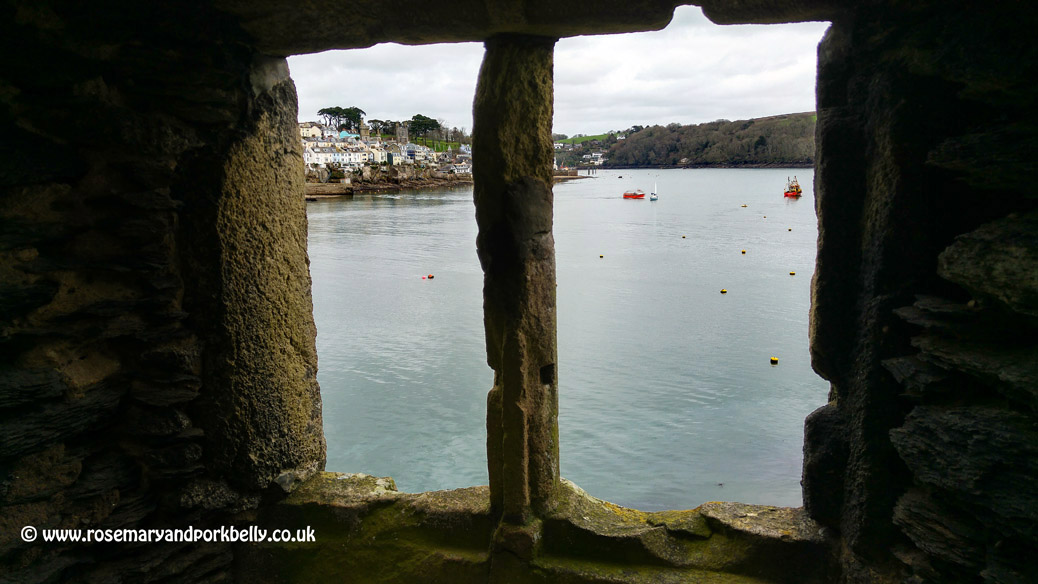 Fowey from The Blockhouse - Polruan Cornwall