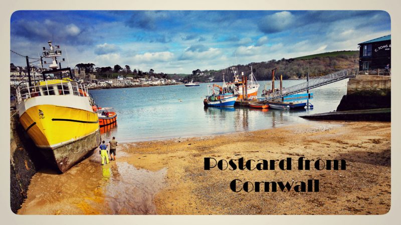 Postcard from Cornwall - Polruan harbour