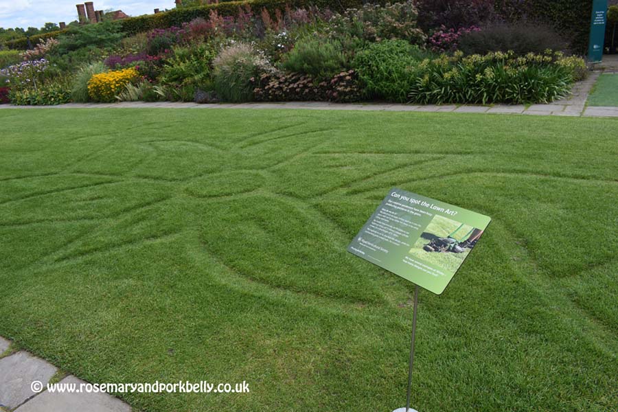 Lawn art - R H S garden Wisley