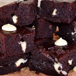 Vegan chocolate brownies with chilli and ginger - with Chillish from Pollyanna's Kitchen © rosemaryandporkbelly