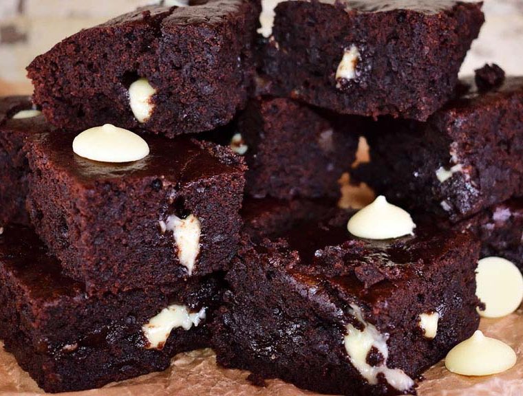 Vegan chocolate brownies with chilli and ginger - with Chillish from Pollyanna's Kitchen © rosemaryandporkbelly