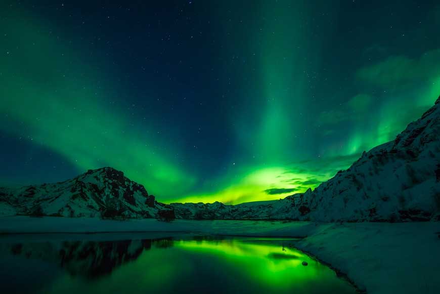 Aurora Borealis, Iceland © David Marks, Pixabay