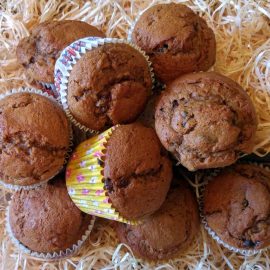 Banana, rum and raisin muffins © rosemaryandporkbelly.co.uk