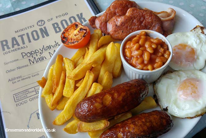 King George VI breakfast, Poppylands Horsey Norfolk © rosemaryandporkbelly.co.uk
