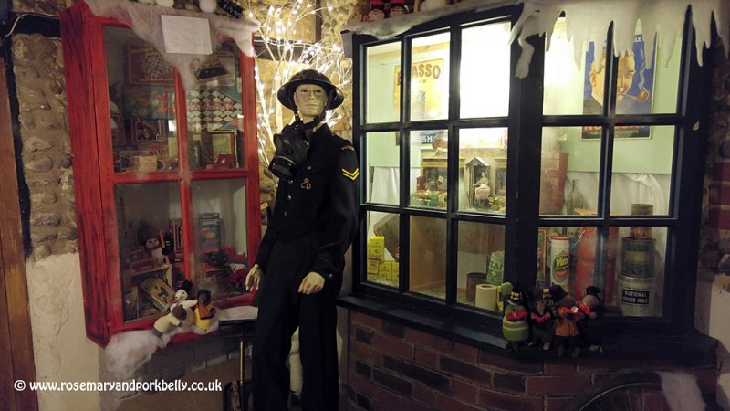 Memorabilia display - Poppylands Horsey Norfolk