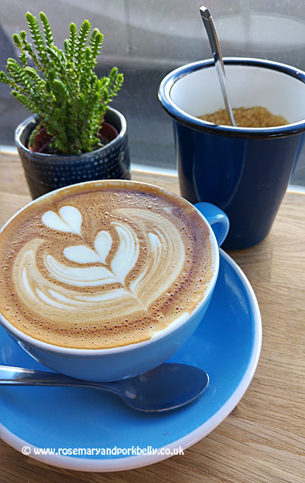 Cappuccino coffee at 44 Poets Hove