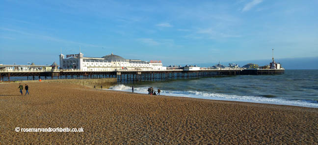 Brighton Palace Pier viewed from the prom