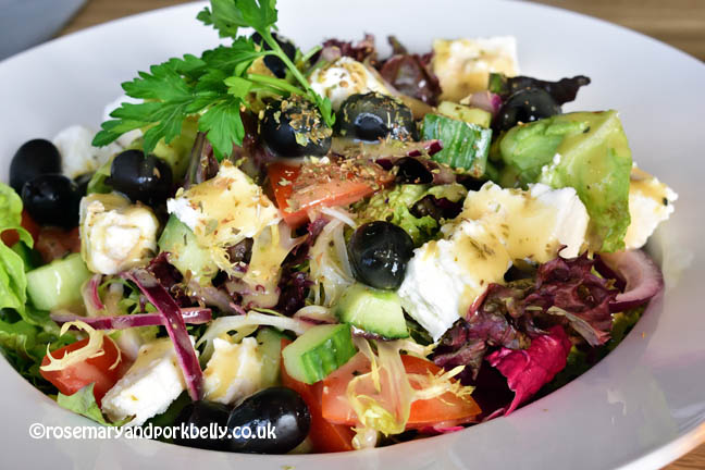 Feta cheese Greek salad - Palm Court Restaurant Brighton Palace